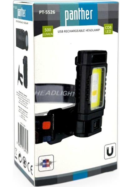 PT-5526 USB Şarjlı Kafa Lambası indirimleri