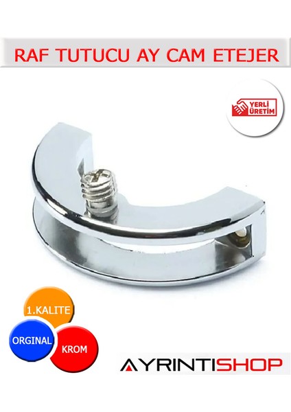Raf Tutucu Ay Cam Etejer 4 adet fiyatları