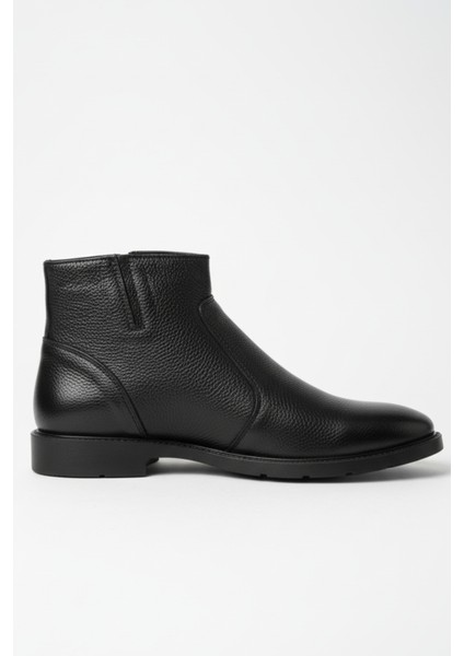 Hakiki Deri Siyah Fermuarlı Chelsea Erkek Kışlık Bot LUASS27AL0040 fiyatları
