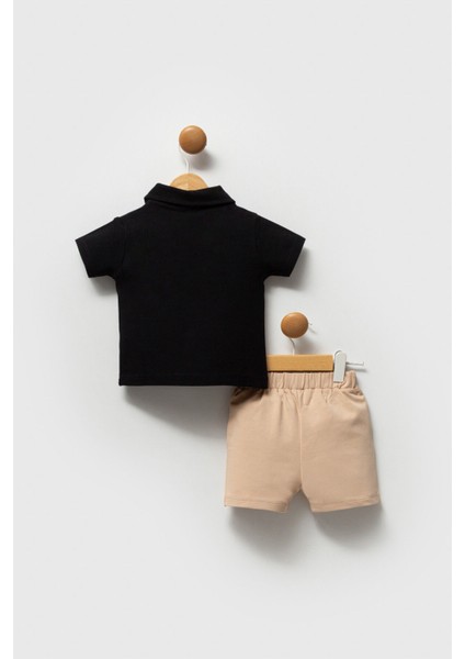 U.s. Polo Assn. Erkek Bebek Siyah Tişört Takım modelleri