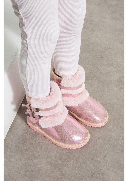 Çift Tokalı Ince Taban Çocuk Bot Pudra Sultan fiyatları