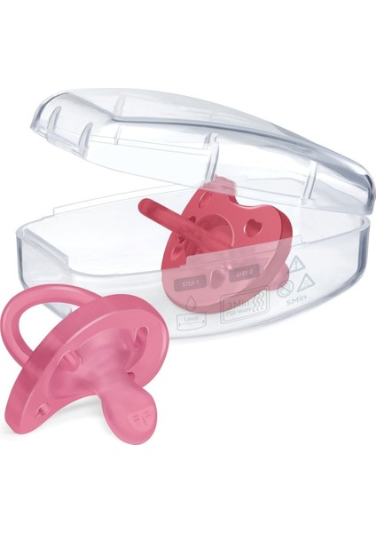 Chicco Physioforma Soft 2'li Silikon Emzik 16-36 Ay Kız