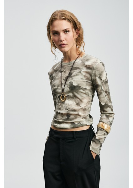 Paola Kadın Bluz Gri modelleri