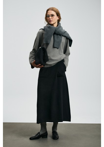 Alına Kadın Etek Siyah modelleri