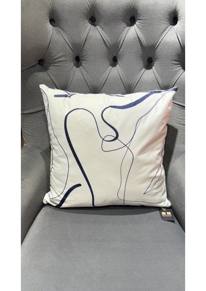 Omegu / Çift Tarafı Baskılı Evelyn Süet Kırlent Kılıfı 43 x 43 fırsatları