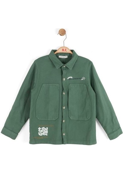 Erkek Çocuk Graffiti Gömlek 4-8 Yaş Yeşil fiyatları