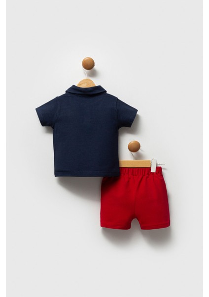 U.s. Polo Assn. Erkek Bebek Lacivert Tişört Takım modelleri