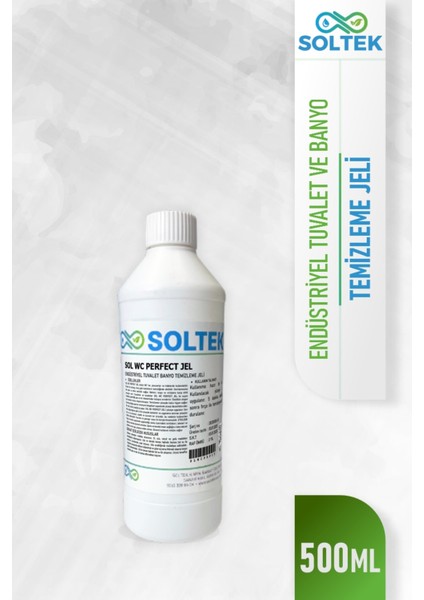 Wc Sarı Leke Temizleme Jeli - Sol Wc Perfect Jel