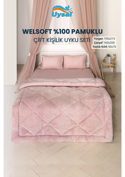 Welsoft Akfil Çift Kişilik Uyku Seti 195X215