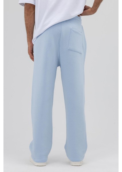 Basic Baggy Eşofman Alt Bebe Mavi