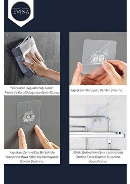 Mat Siyah Yapışkanlı Banyo Rafı Su Tasarrufu Teknolojisi ile Ekonomik Kullanım fırsatları