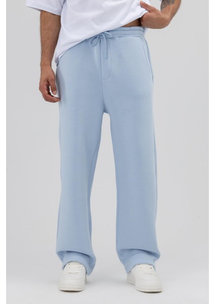 Basic Baggy Eşofman Alt Bebe Mavi