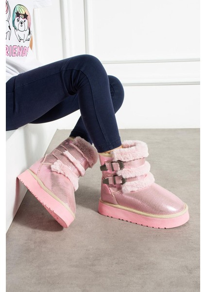 Çift Tokalı Kalıntaban Çocuk Bot Pudra Sultan modelleri