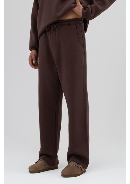 Basic Baggy Eşofman Alt Kahve fiyatları