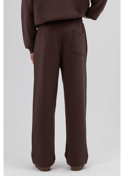 Basic Baggy Eşofman Alt Kahve modelleri