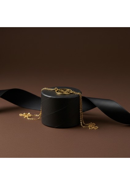 14 ayar altın kolye kedi GM578 1 gr modelleri