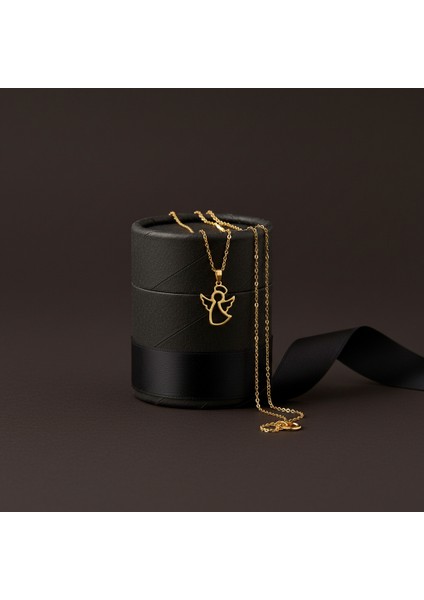 14 Ayar Altın Kolye Ucu melek GM436 1 gr modelleri