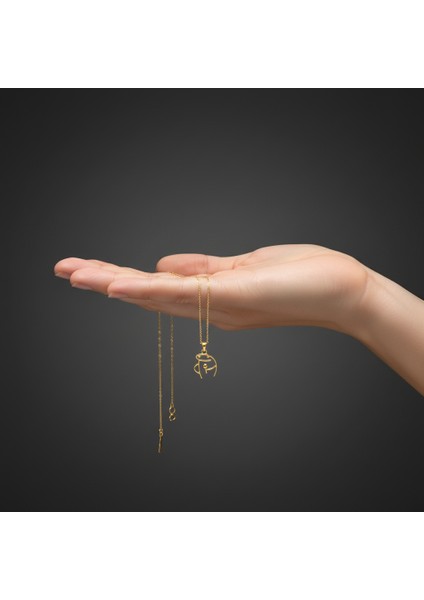 14 ayar altın kolye güzel tasarımlar GM71 1 gr fiyatları