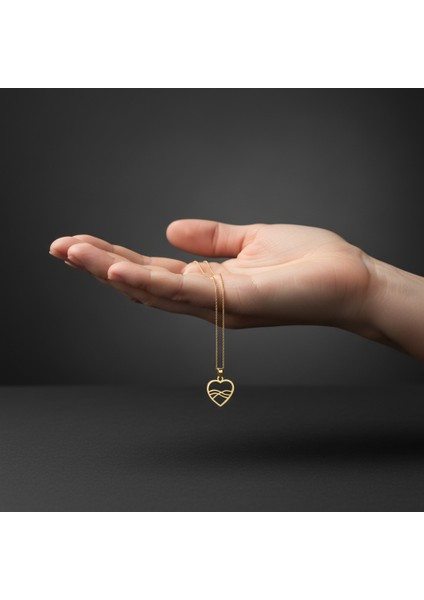Tabitela 8 Ayar Altın Kolye Ucu Kalp GM952 1 gr fiyatları