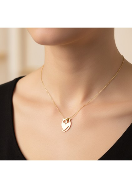 14 Ayar Altın Kolye Ucu baykuş GM317 1 gr