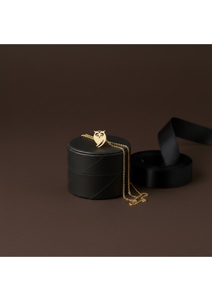 14 Ayar Altın Kolye Ucu baykuş GM317 1 gr modelleri