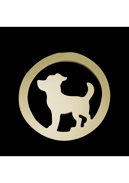 14 ayar altın kolye köpek GM478 1 gr fırsatları