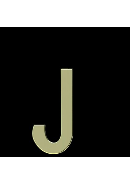 14 Ayar Altın Kolye Ucu "j"harfi GM645 0.5 gr fırsatları