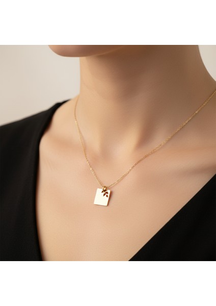 Tabitela 8 Ayar Altın Kolye Ucu Yaprak GM1187 1 gr