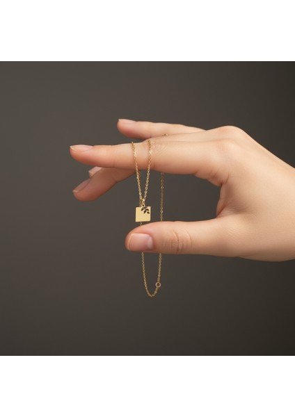 Tabitela 8 Ayar Altın Kolye Ucu Yaprak GM1187 1 gr fiyatları