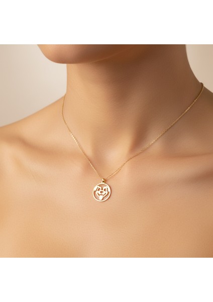 14 Ayar Altın Kolye Ucu köpek GM459 1 gr