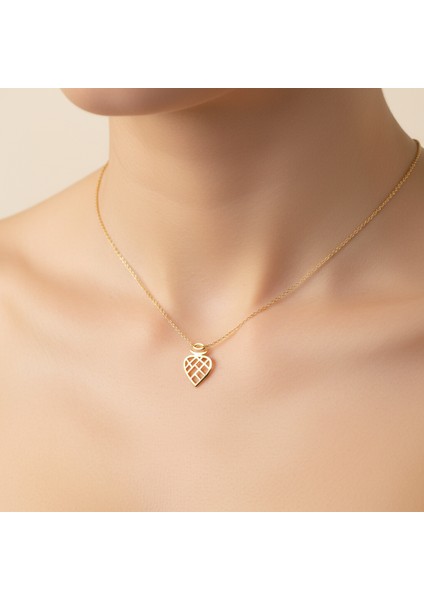 14 Ayar Altın Kolye Ucu çilek GM114 1 gr