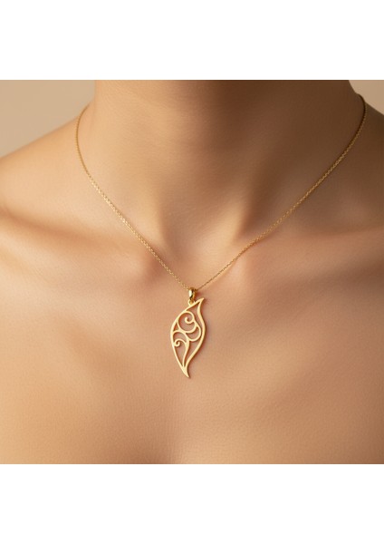 14 Ayar Altın Kolye Ucu kuş GM233 1 gr