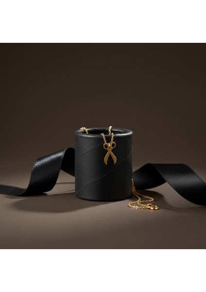 14 Ayar Altın Kolye Ucu makas GM232 1 gr modelleri