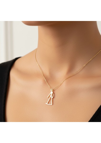 14 ayar altın kolye adam GM96 1 gr