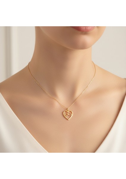 14 Ayar Altın Kolye Ucu Limitsiz GM255 0.5 gr