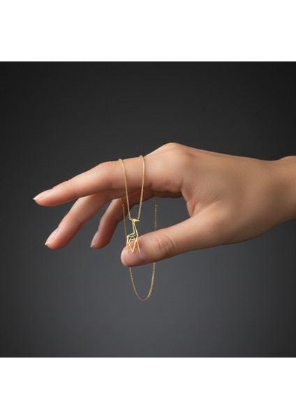 14 ayar altın kolye zürafa GM306 1 gr fiyatları