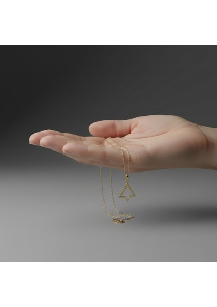 8 Ayar Altın Kolye Ucu Piramit GM2030 1 gr fiyatları