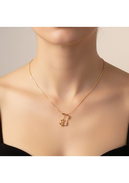 Tabitela 8 Ayar Altın Kolye Ucu Güzel Tasarımlar GM385 1 gr