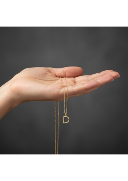 14 Ayar Altın Kolye Ucu "D"harfi GM632 1 gr fiyatları