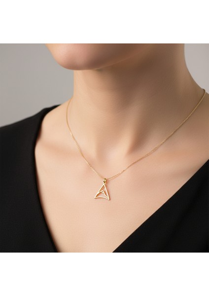 Tabitela 8 Ayar Altın Kolye Ucu Dağ GM331 1 gr