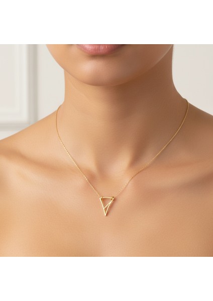 14 ayar altın kolye güzel tasarımlar GM182 1 gr