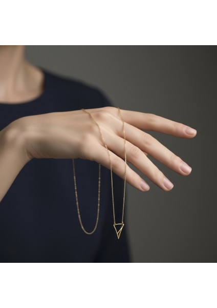 14 ayar altın kolye güzel tasarımlar GM182 1 gr fiyatları