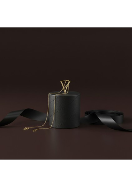 14 ayar altın kolye güzel tasarımlar GM182 1 gr modelleri