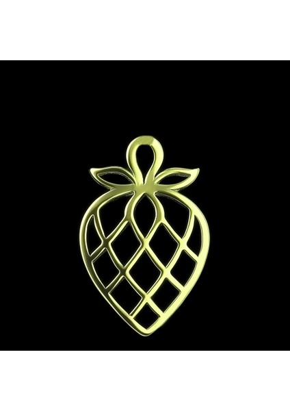 14 ayar altın kolye çilek GM401 1 gr fırsatları