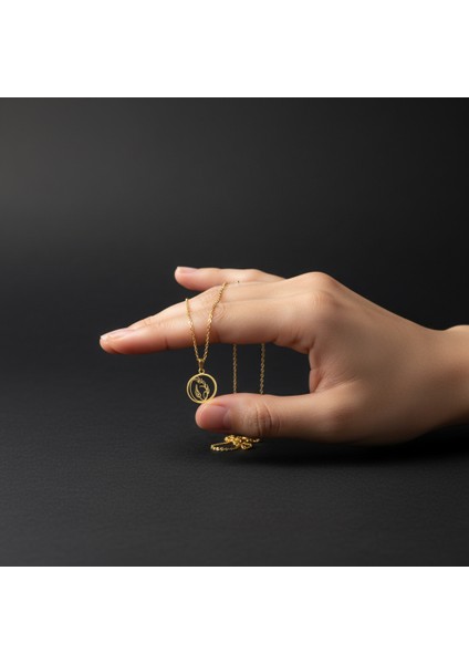 14 Ayar Altın Kolye Ucu Buğday Başağı GM1002 0.5 gr fiyatları