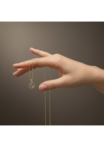 14 ayar altın kolye "S"harfi GM651 1 gr fiyatları