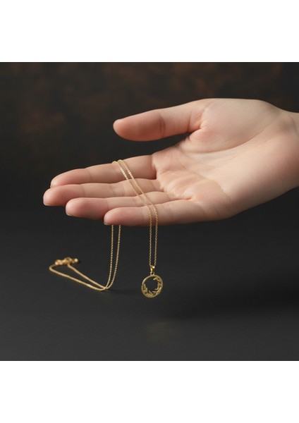 Tabitela 14 Ayar Altın Kolye Ucu Buğday Başağı GM1009 1 gr fiyatları