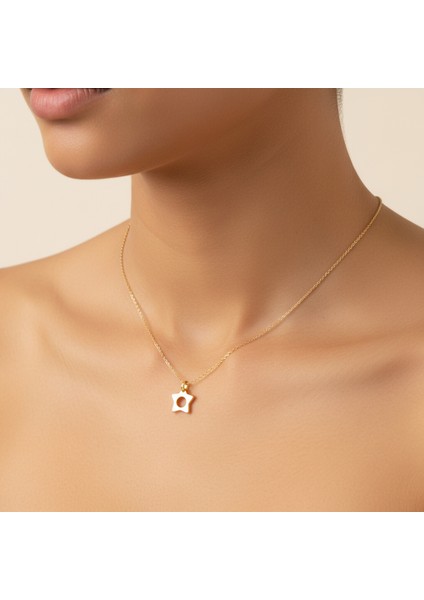 14 ayar altın kolye kamera GM785 1 gr