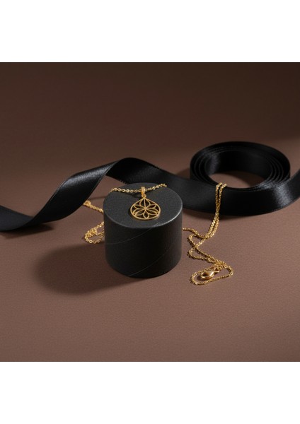 14 Ayar Altın Kolye Ucu Mandela GM1813 1 gr modelleri