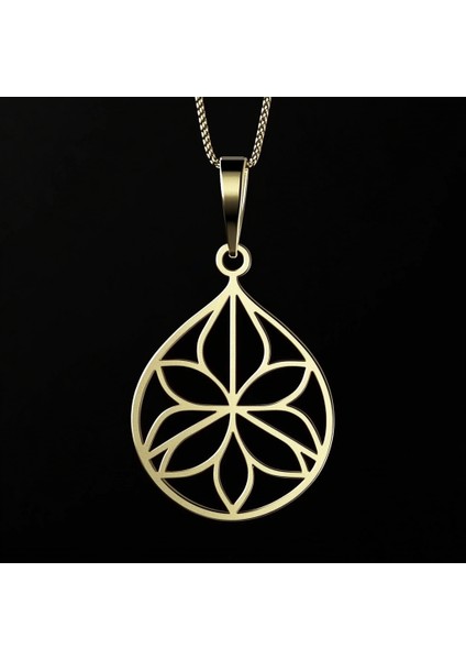 14 Ayar Altın Kolye Ucu Mandela GM1813 1 gr fırsatları